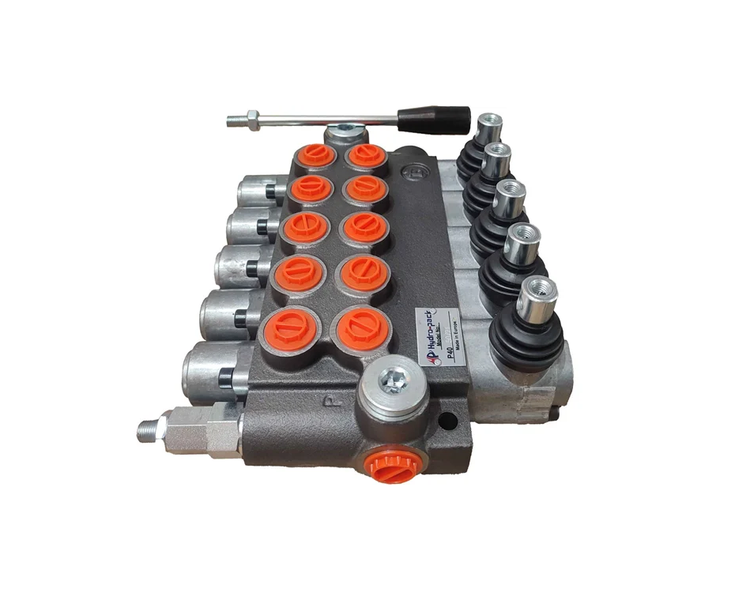 شیر کنترل هیدرولیک دستی پنچ دسته 80 لیتر سایز 1/2 |هیدورپک